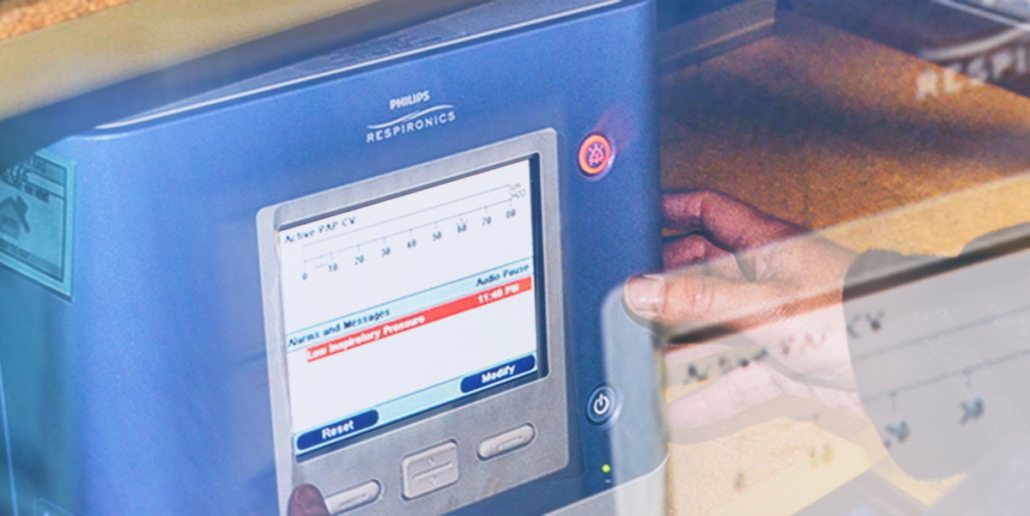 Announcement from Philips-Respironics of Medical Device Recall Notice image